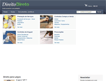 Tablet Screenshot of direitodireto.com